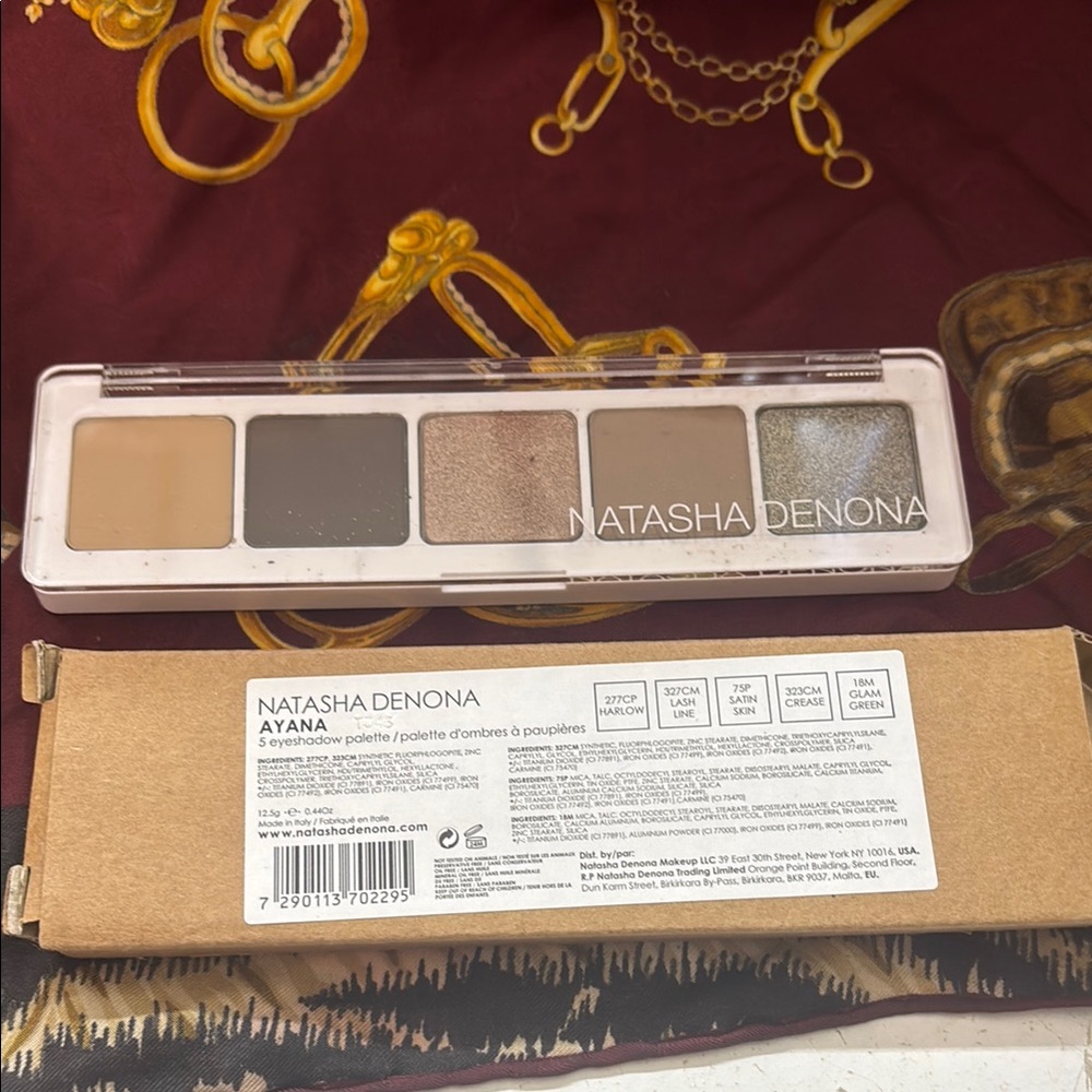 Natasha Denona Cream and Black Eyeshadow Palette